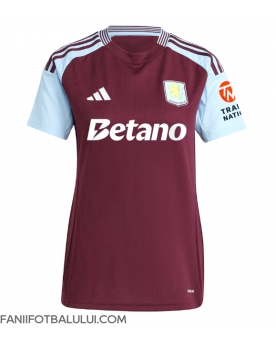 Aston Villa Tricou Fotbal Replică 2024-25 Femei Acasa